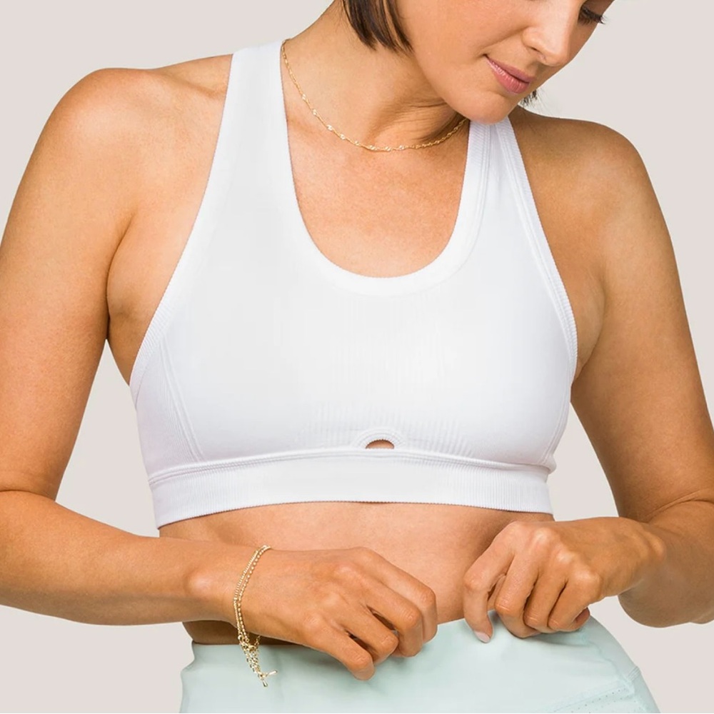 ALALA Barre Racer Ribbed Seamless Sports Bra New - Picture 3 of 7